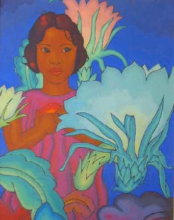 Arman Manookian Polynesian Girl oil painting picture